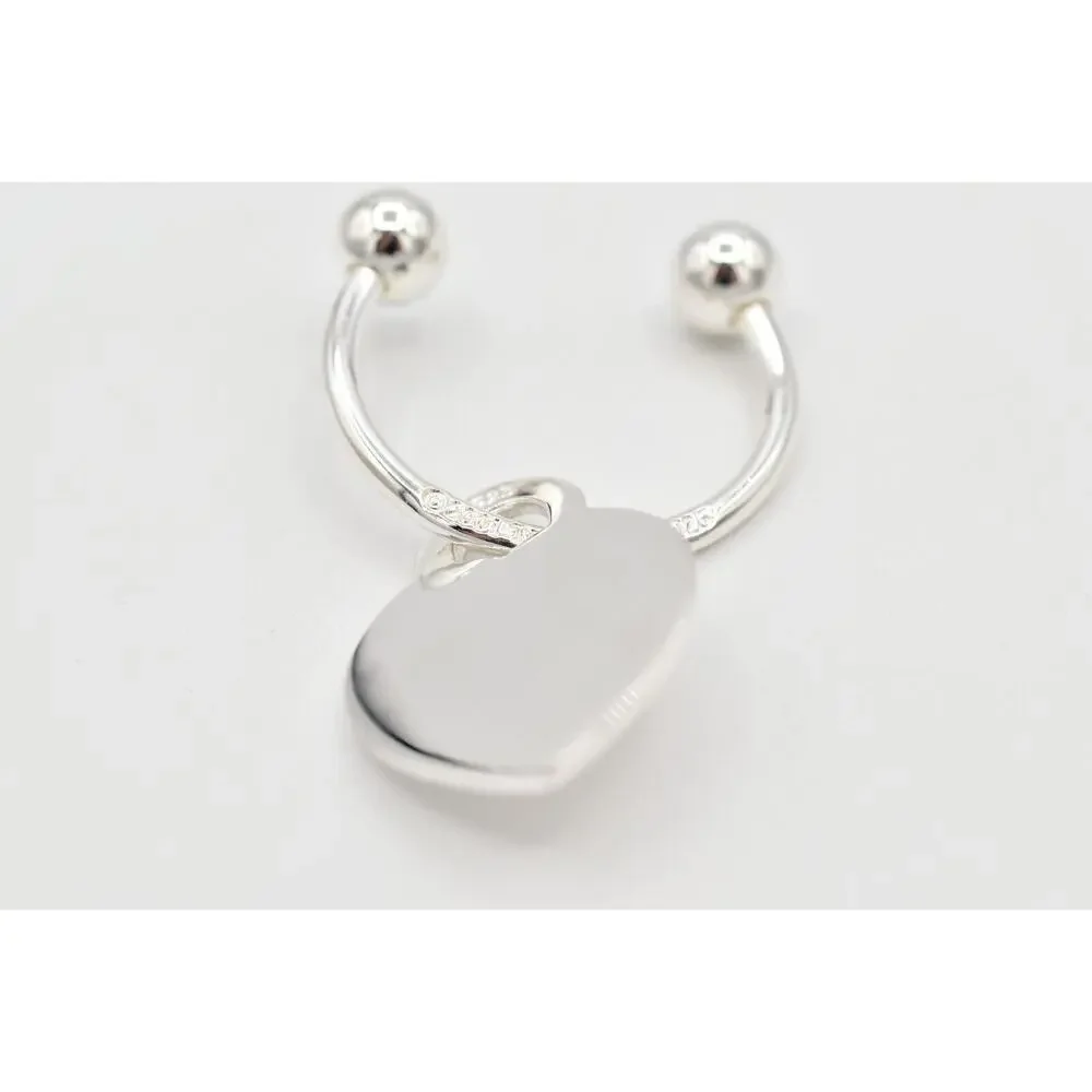 Tiffany & Co. Horseshoe Keyring Tiffany Notes Heart Charm Sterling Silver 925